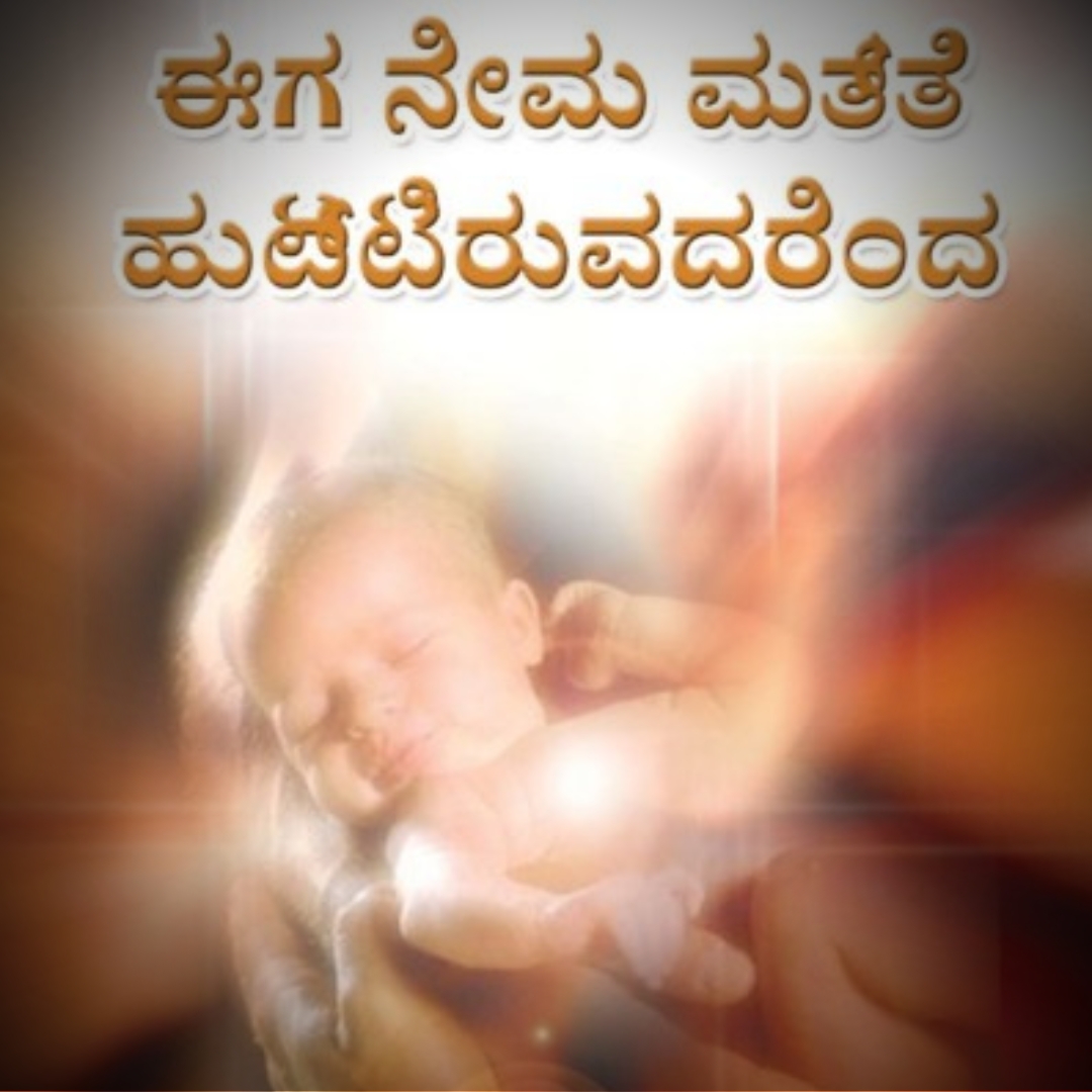 ಈಗ ನೀವು ಮತ್ತೆ ಹುಟ್ಟಿರುವದರಿಂದ